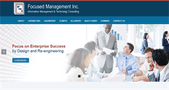 Desktop Screenshot of focusedmgmtinc.com